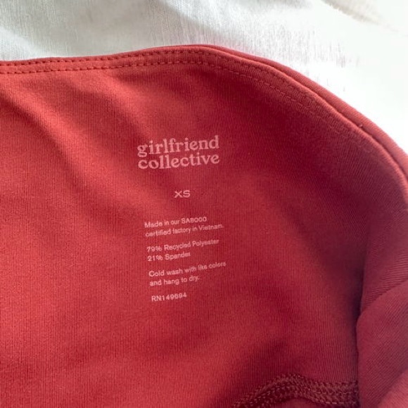 Girlfriend Collective High-Rise 3/4 Leggings (Sedona) - Picture 7 of 10